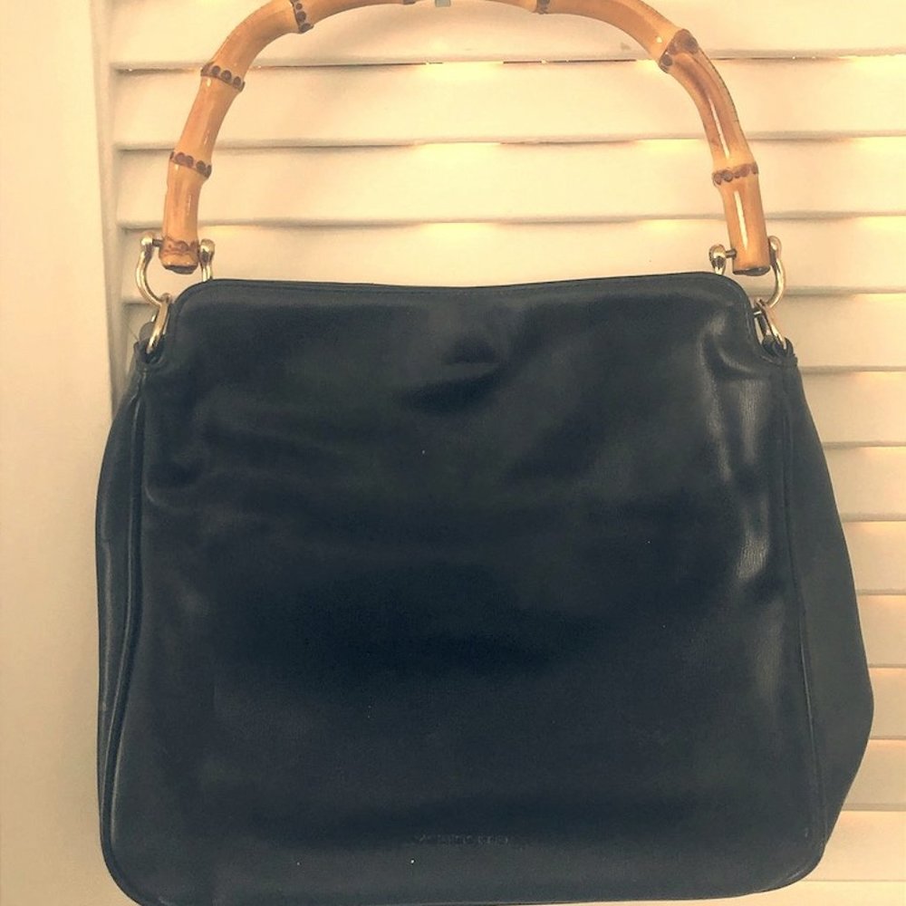 Liz Claiborne Black Bamboo Bag